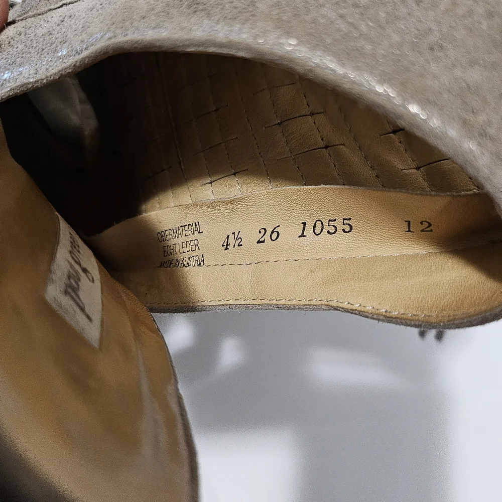 Paul Green | Leather Cayenne Peep Toe Bootie Size 7